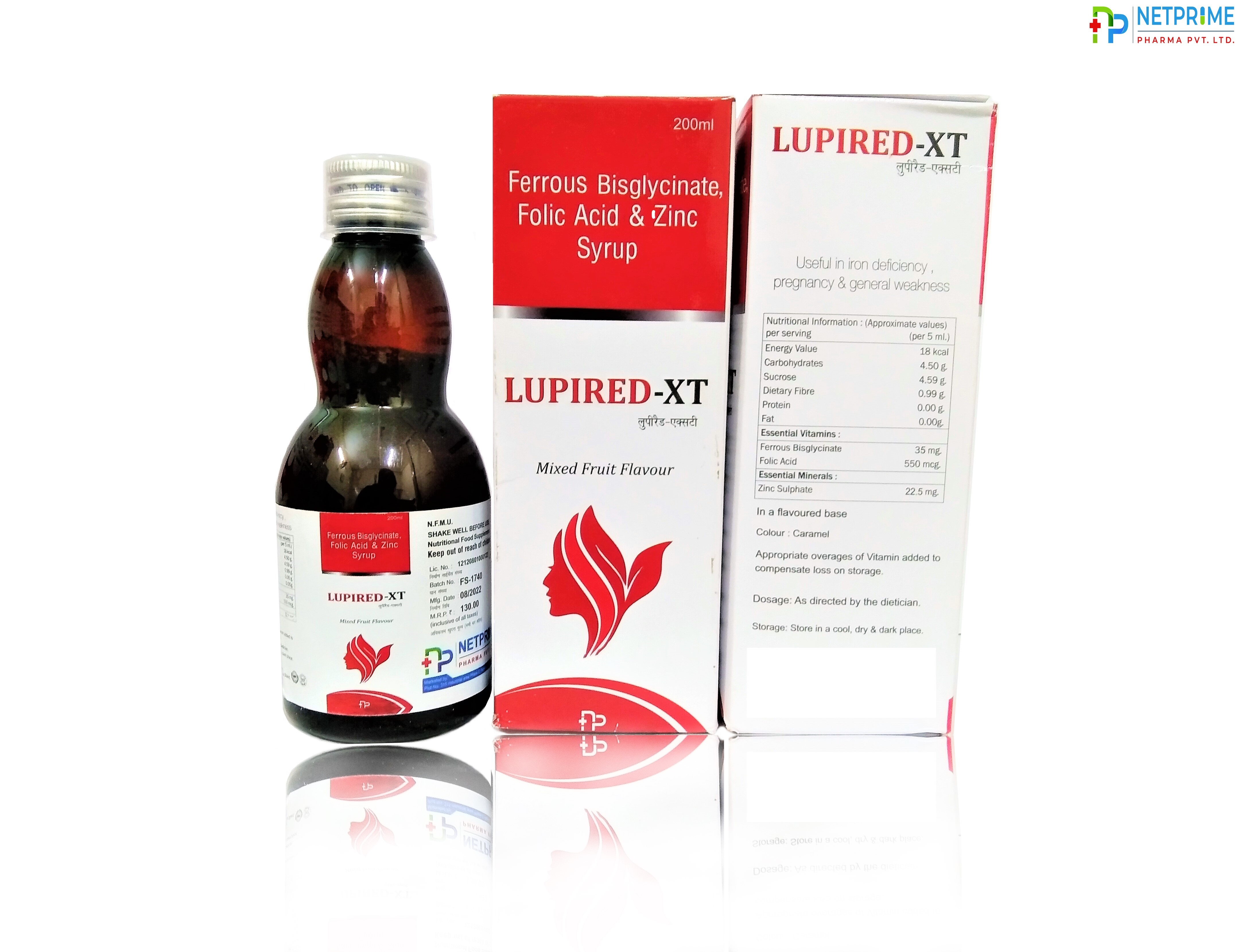 LUPIRED XT SYRUP